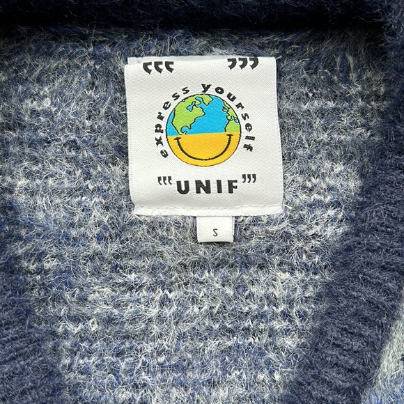 UNIF Fuzzy oversized boxy fit cardigan, Size S - Picture 6 of 9
